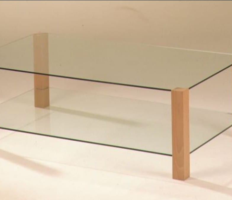 glazen salontafel